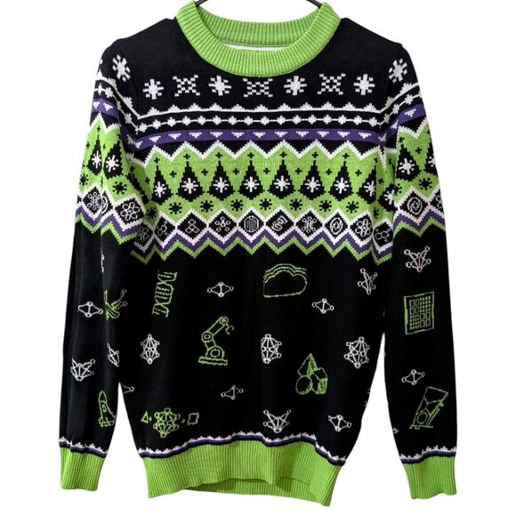 RARE Limited Edition NVIDIA Holiday Knit Sweater Ugly Christmas PC Gamer XS/S - Picture 2 of 10